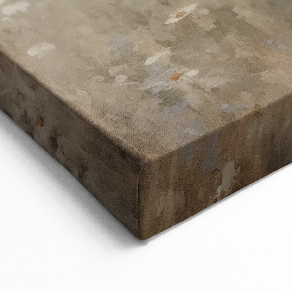 Rustic Landscape Art - Serene Wildflower Meadow Canvas Print