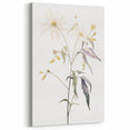 Delicate Botanical Art - Minimalist Floral Watercolor Canvas Print