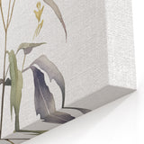 Delicate Botanical Art - Minimalist Floral Watercolor Canvas Print