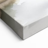 Serene Landscape Watercolor - Misty Morning Lake Canvas Art Print