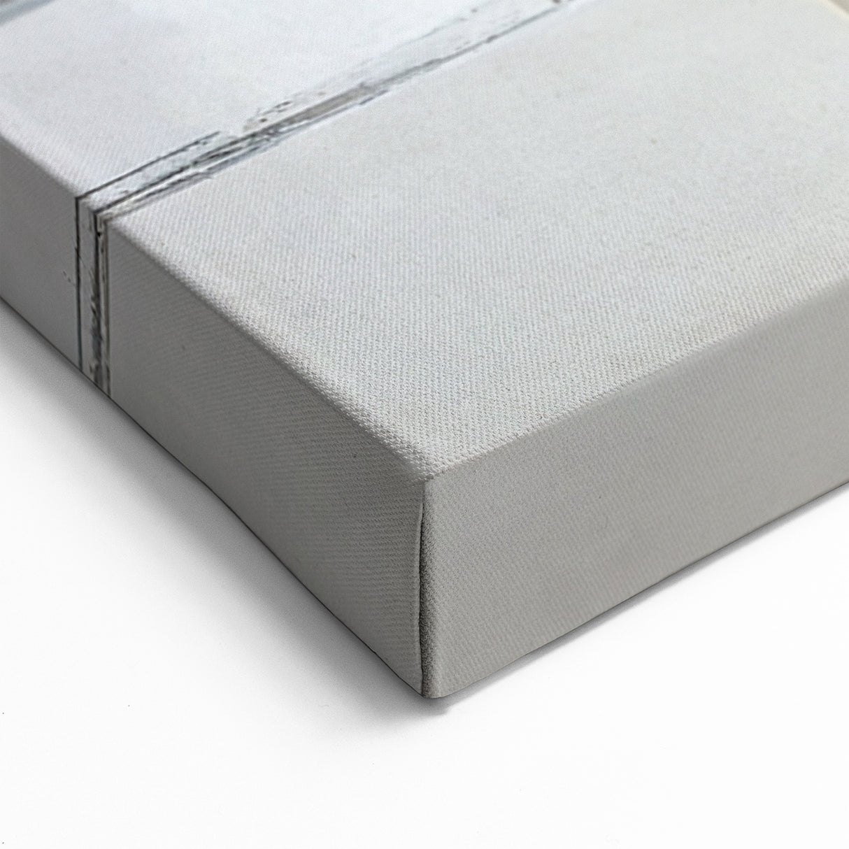 Geometric Strokes and Lines Abstract Art in Neutral Tones – Canvas