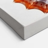 Colorful Seahorse Wall Art - Vibrant Red & Blue Canvas, Framed Print