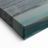 Abstract Strokes Art with Gold and Teal Layers – Modern Canvas Design