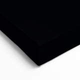 Golden Seahorse Wall Art - Bold Yellow & Black Canvas, Framed Print