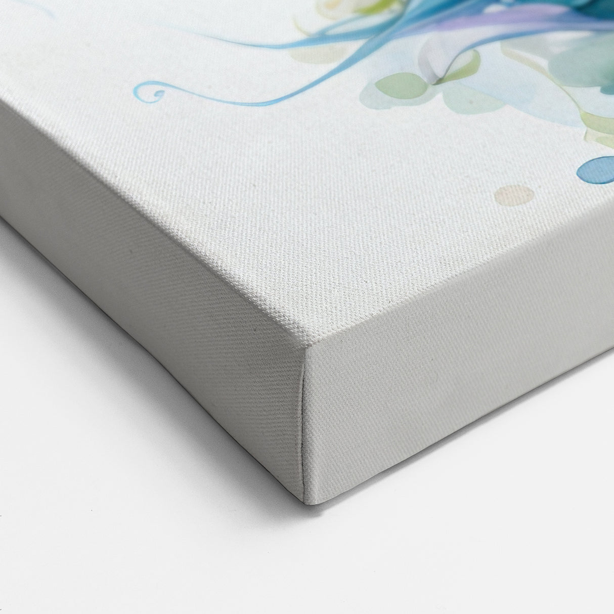 Whimsical Seahorse Wall Art - Aquatic Green & Blue Canvas, Framed Print