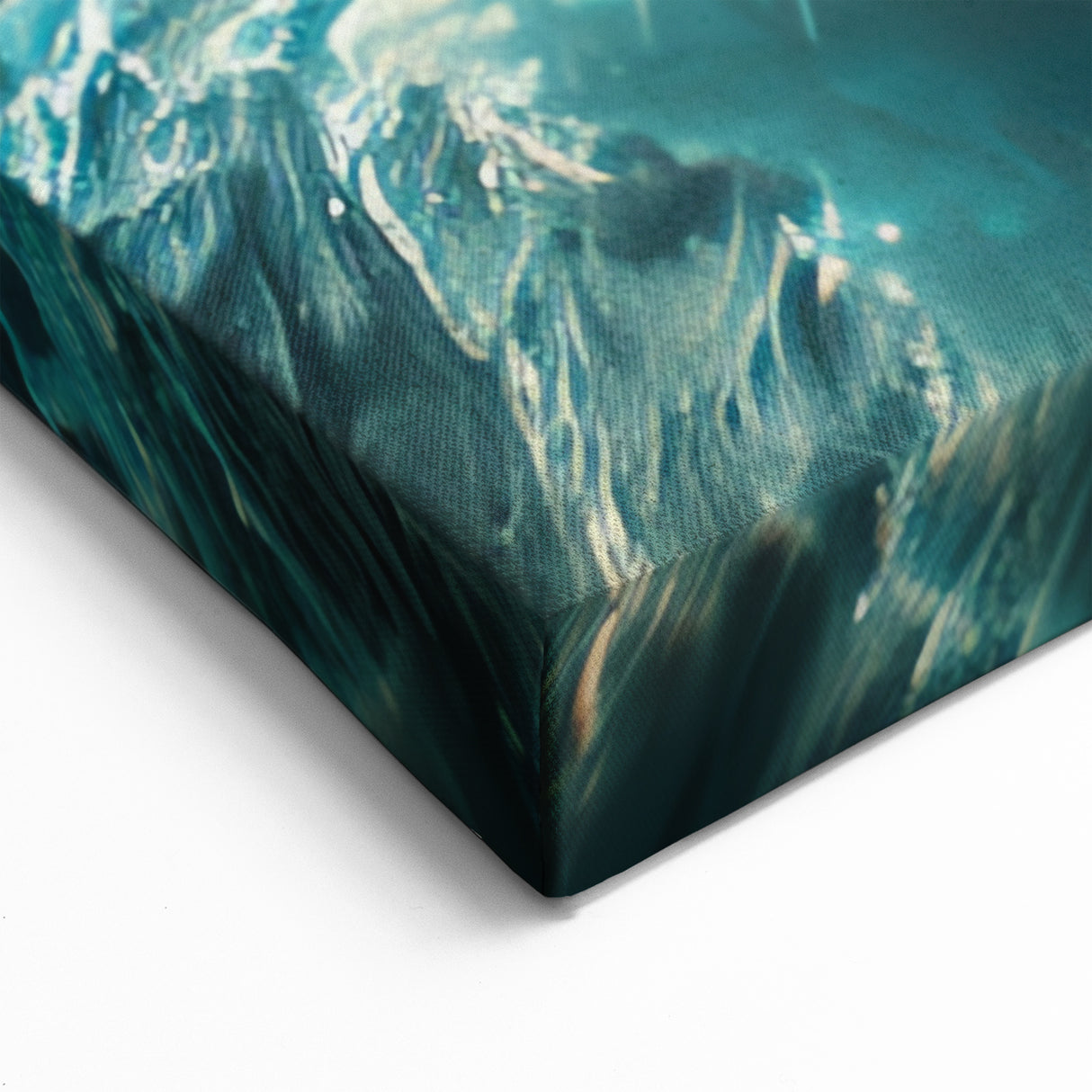 Intense Shark Wall Art - Dynamic Ocean Life Canvas & Framed Print