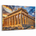 Ancient Ruins Wall Art - Parthenon at Sunset | Canvas & Framed Prints