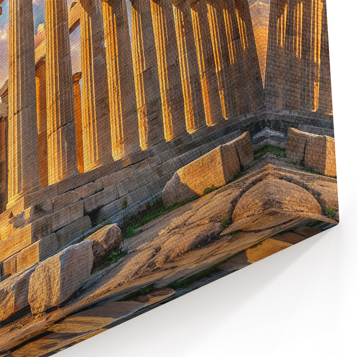 Ancient Ruins Wall Art - Parthenon at Sunset | Canvas & Framed Prints