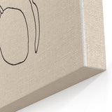 Modern Minimalist Line Art: Elegant Botanical Design in Neutral Tones