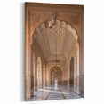 Ornate Mughal Hallway Wall Art - Intricate Architecture Canvas Print