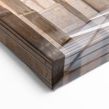 Ornate Mughal Hallway Wall Art - Intricate Architecture Canvas Print