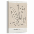 Minimalist Abstract Line Art: Les Fleurs Abstraites in Neutral Tones