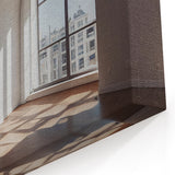 Modern Arch Windows Wall Art - Minimalist Architecture Canvas Print