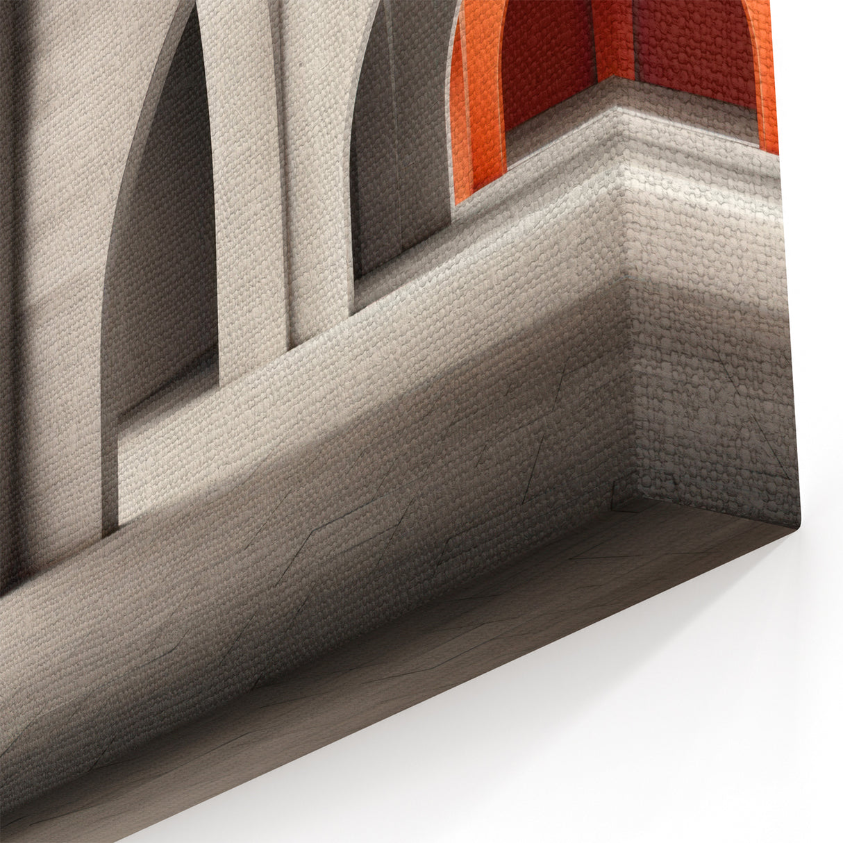 Modern Minimalist Arches Wall Art - Bold Architectural Canvas Print