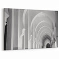 Monochrome Arches Wall Art - Elegant Architectural Canvas Print