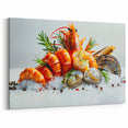 Luxurious Shrimp & Shellfish Wall Art - Coastal Marine Life Decor