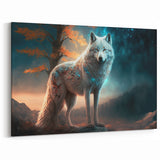 Mystical Wolf Wall Art - Enchanting Canvas, Framed, and Acrylic Prints