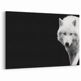 Black and White Wolf Wall Art - Striking Canvas, Framed, and Acrylic Prints