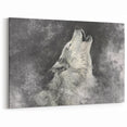 Abstract Howling Wolf Art - Canvas, Framed, and Acrylic Prints