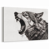 Fierce Wolf Art - Dynamic Canvas, Framed, and Acrylic Prints