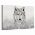 Watercolor Wolf Portrait Art - Serene Canvas, Framed, and Acrylic Prints