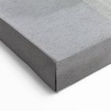 Abstract Linear Strokes Art - Muted Gray and Taupe Canvas