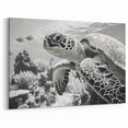 Majestic Turtle Wall Art - Stunning Marine Life Canvas Print for Ocean Decor