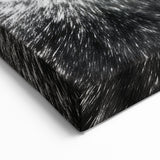 Black & White Moose Portrait - Elegant Wildlife Canvas & Art Prints