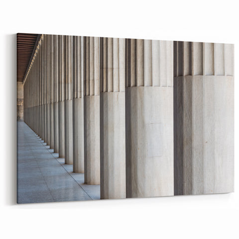 Columns Wall Art - Elegant Architectural Columns Print for Classical Decor