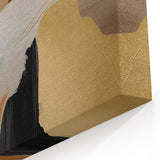Modern Strokes Artwork - Earthy Tones and Beige Abstract Canvas Print