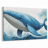 Majestic Whale Wall Art - Ocean Breeze Canvas Print - Marine Life Decor