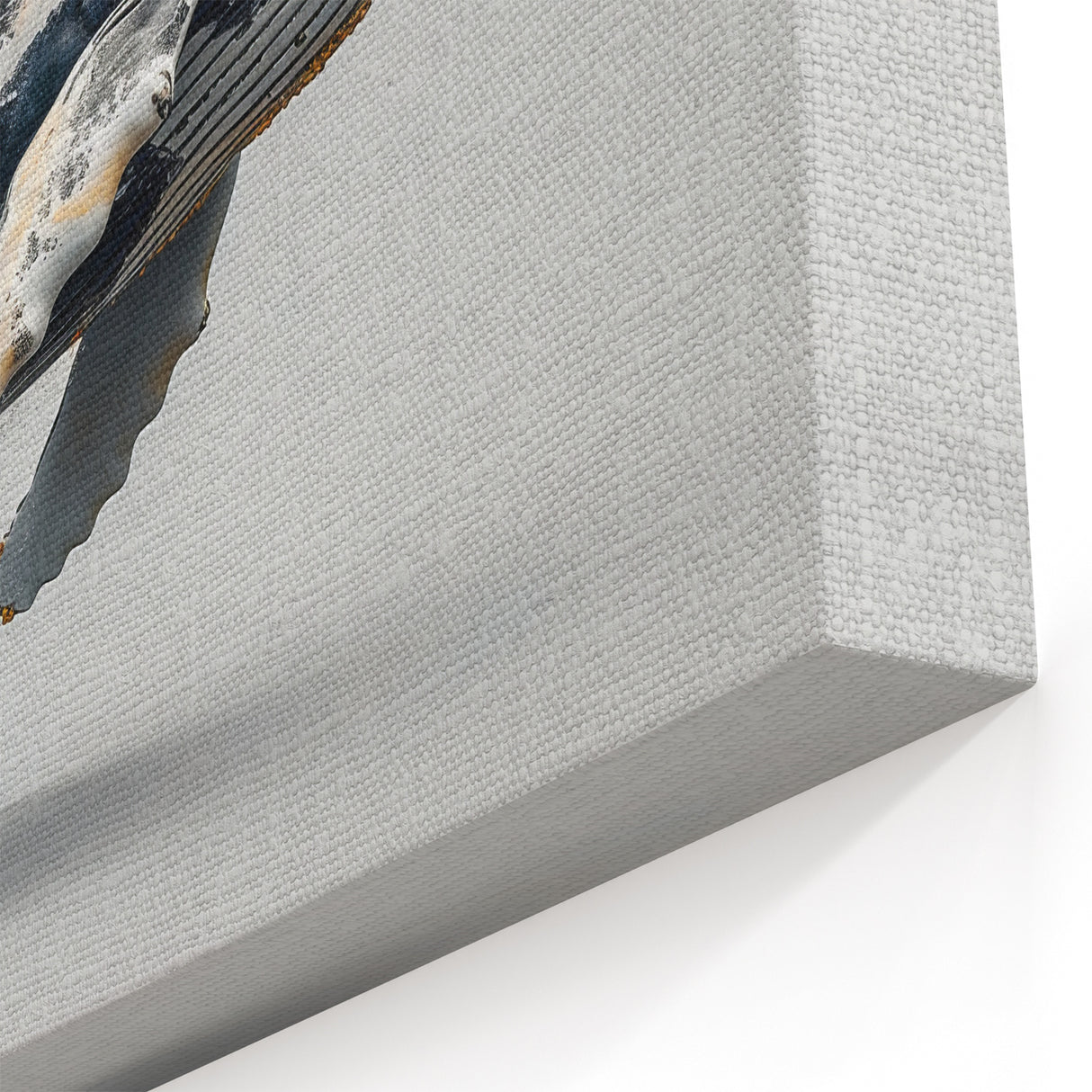 Dynamic Whale Wall Art - Black & Gold Canvas Print - Marine Life Decor