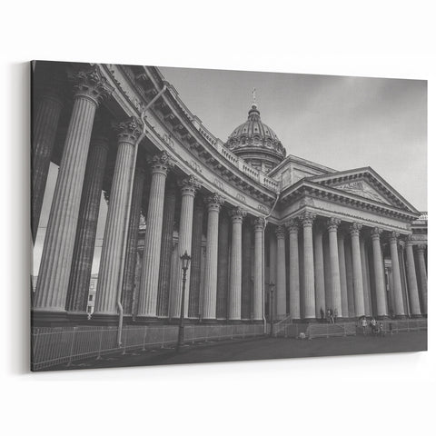Classical Columns Wall Art - Architectural Masterpiece Canvas Print