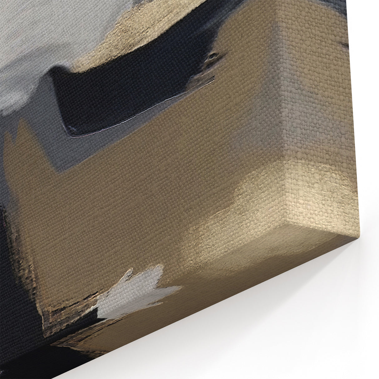 Modern Geometric Line Art - Abstract Strokes and Lines Canvas Print