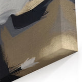 Modern Geometric Line Art - Abstract Strokes and Lines Canvas Print