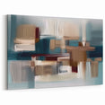 Contemporary Strokes and Lines Abstract Art | Urban Chic Canvas