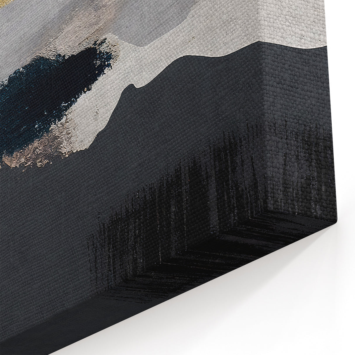 Abstract Strokes and Lines Art | Rustic Warmth Geometric Canvas