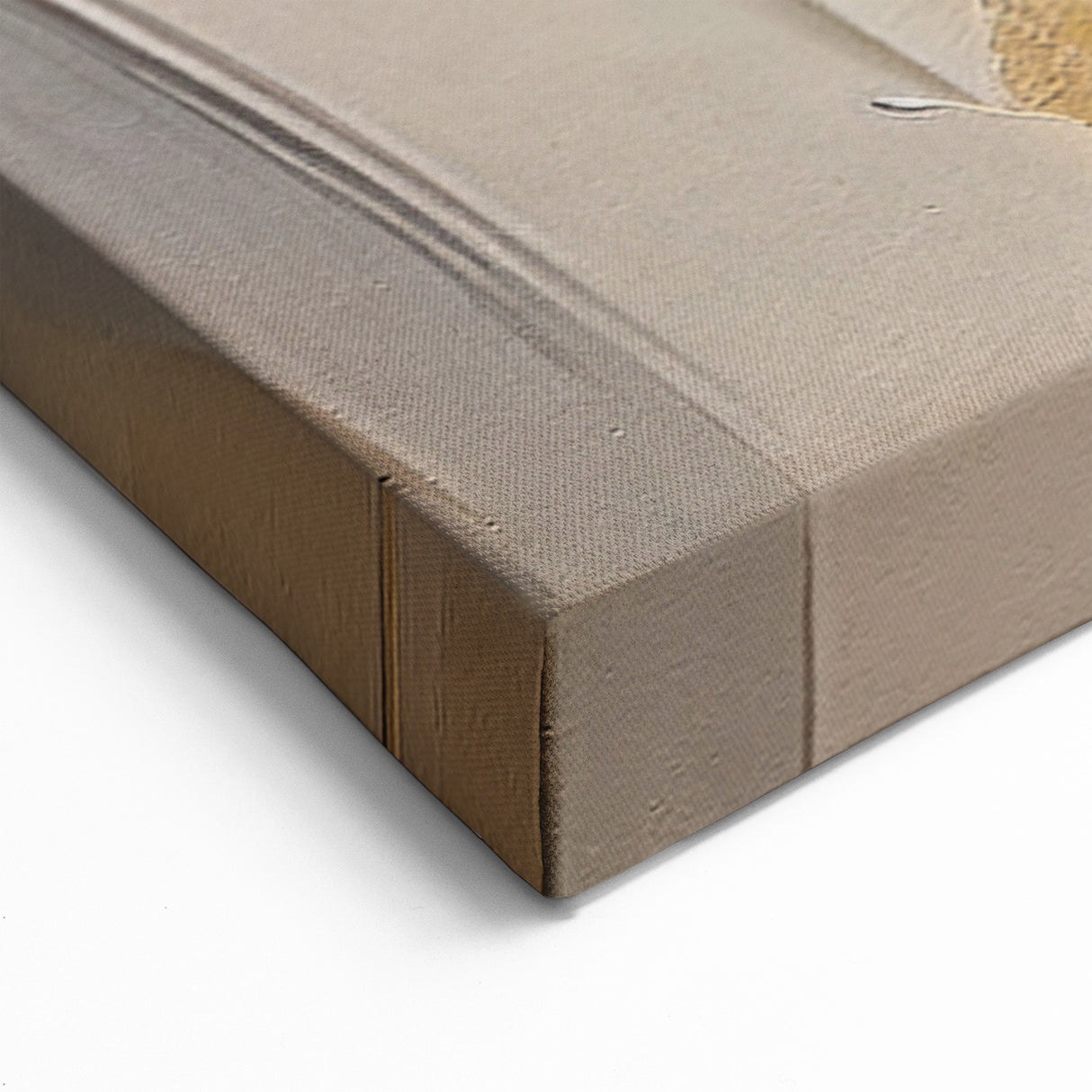 Warm Neutral Abstract Strokes - Contemporary Line Art on Canvas