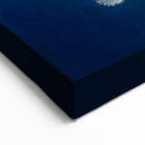 Serene Whale Wall Art - Deep Ocean Canvas Print - Marine Life Decor