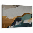 Abstract Strokes and Lines Art | Nature's Harmony Earth Tones Canvas