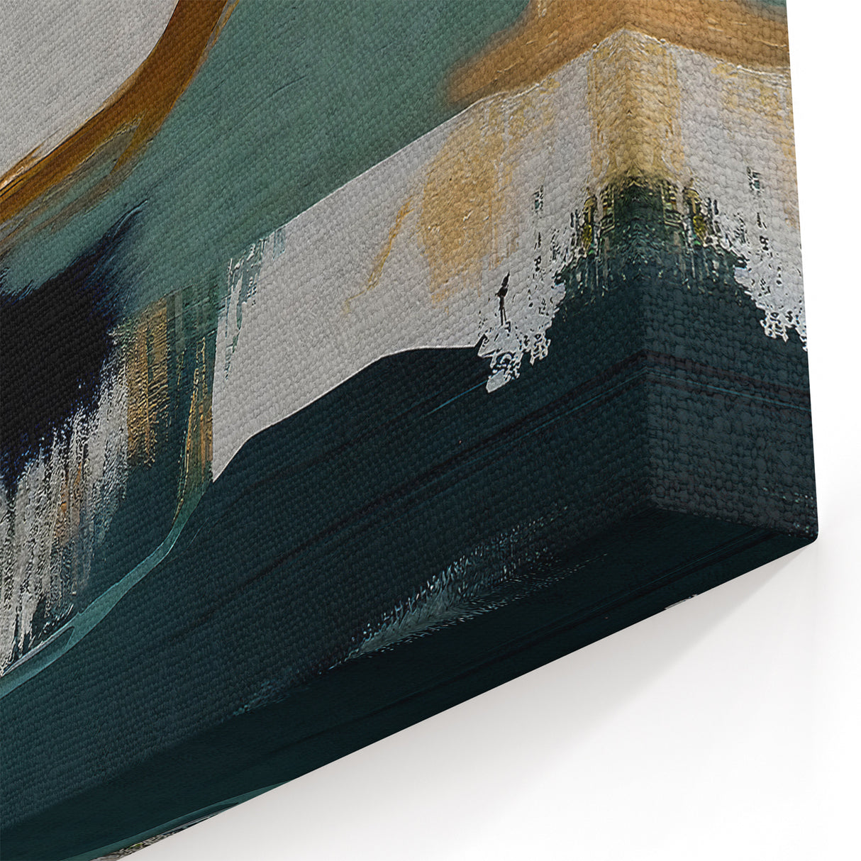 Abstract Strokes and Lines Art | Nature's Harmony Earth Tones Canvas