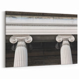 Elegant Classical Columns Wall Art - Architectural Canvas & Framed Print