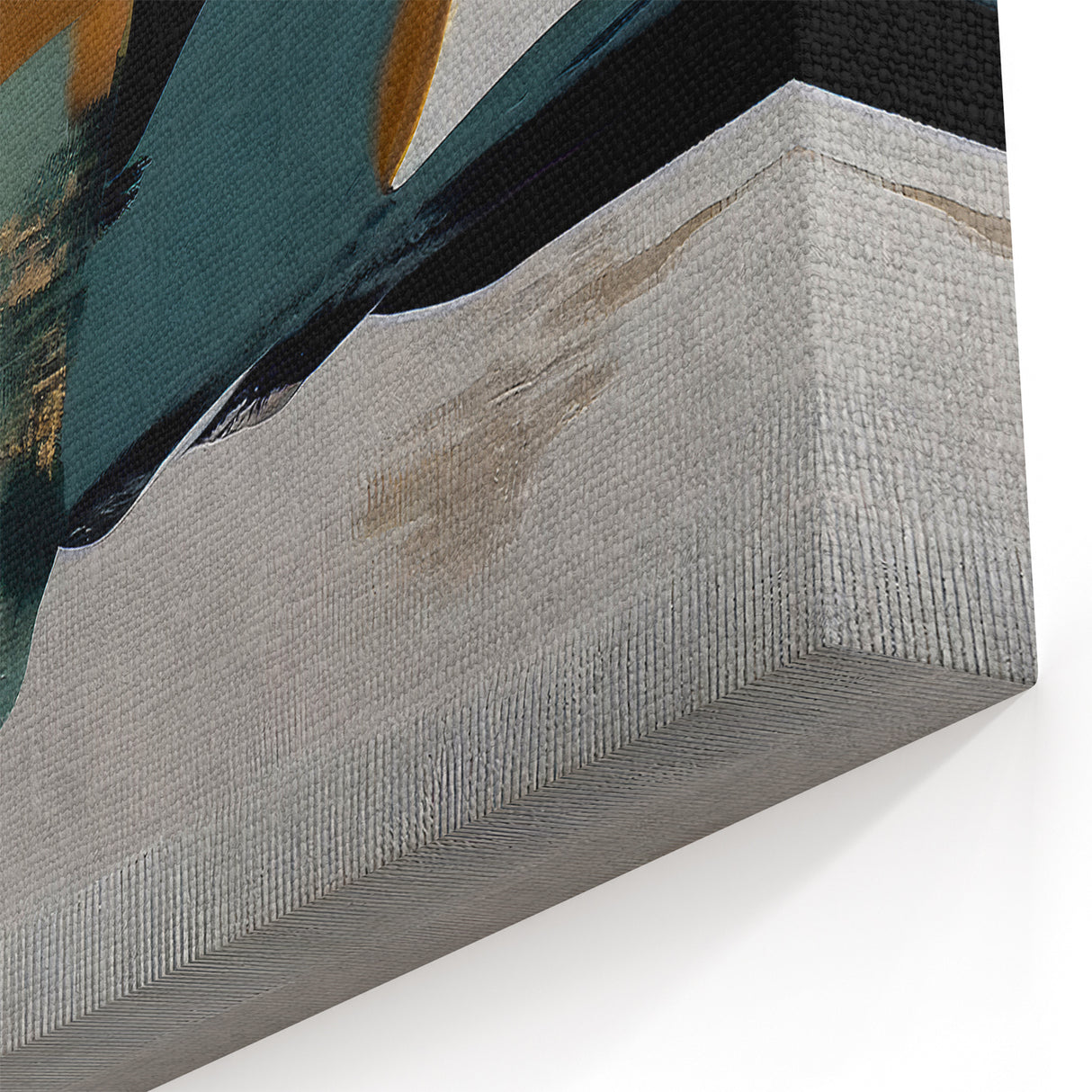 Modern Strokes and Lines Abstract Art on Canvas | Geometric Wall Decor