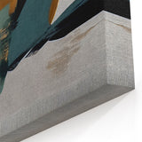 Modern Strokes and Lines Abstract Art on Canvas | Geometric Wall Decor