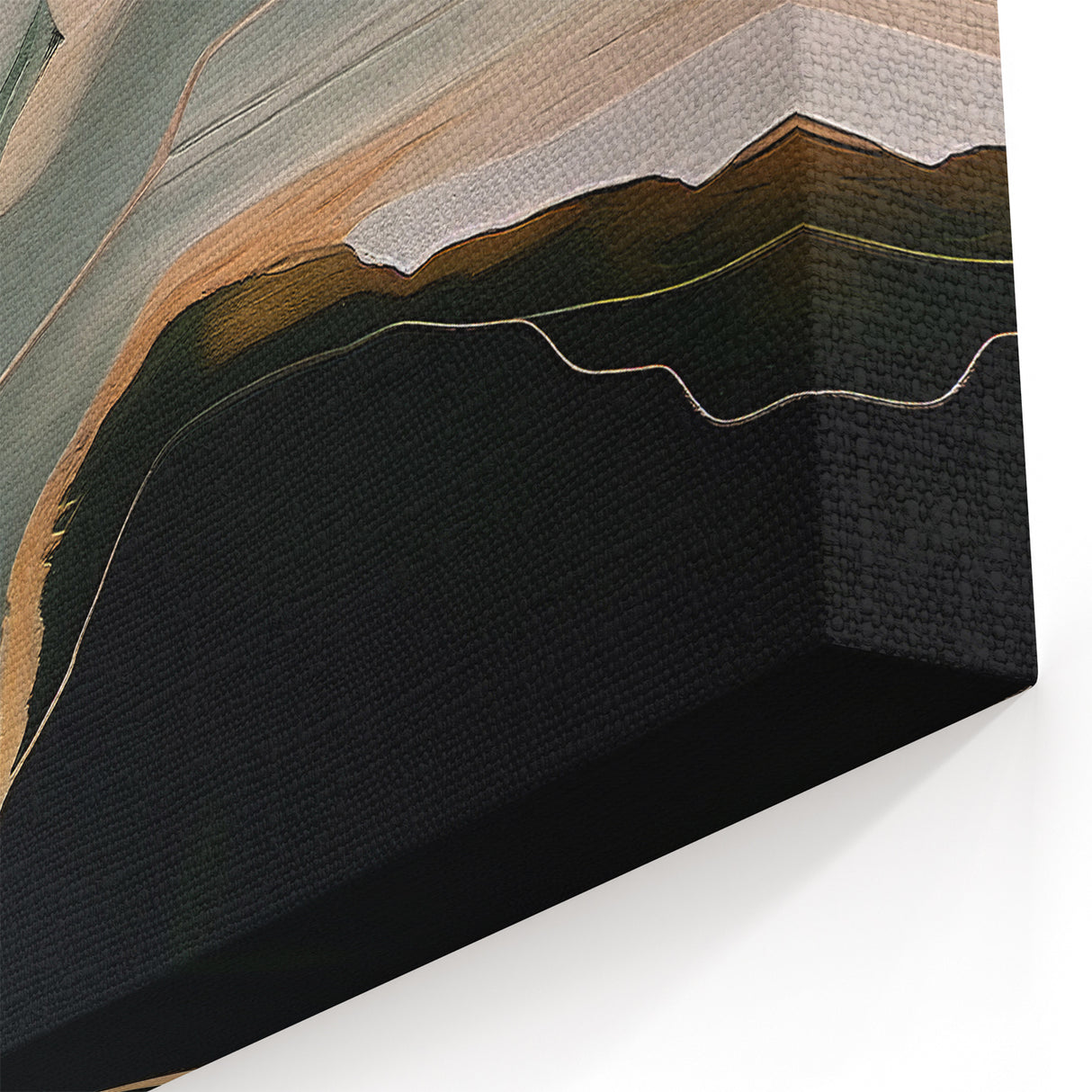 Contemporary Abstract Line Art – Fluid Strokes Canvas Wall Art