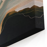 Contemporary Abstract Line Art – Fluid Strokes Canvas Wall Art