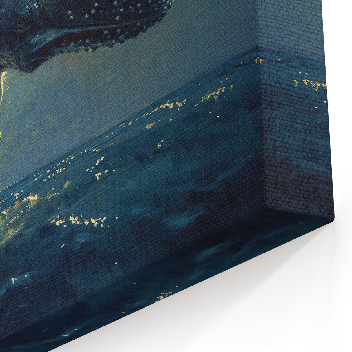 Golden Hour Whale Art - Dynamic Ocean Decor - Canvas & Framed Print