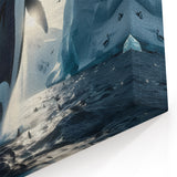 Majestic Orca Whale Art - Arctic Ocean Decor - Canvas & Framed Print