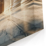 Grand Architectural Columns Wall Art - Classical Canvas & Framed Print