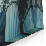 Classical Columns Wall Art - Architectural Canvas Print for Timeless Decor